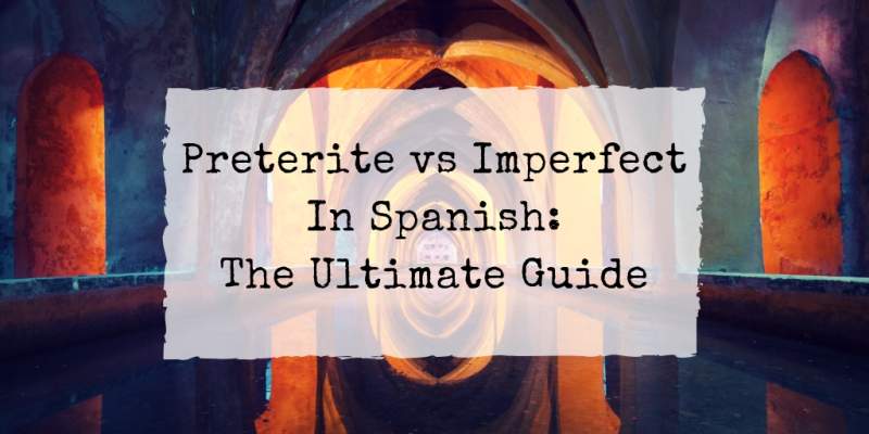 Imperfect Tense Spanish Conjugation Chart